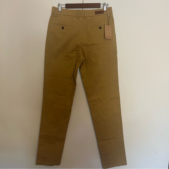 Plaid & Plain Khaki Slim Fit Pants Men’s Size 32x34 - Picture 6 of 6